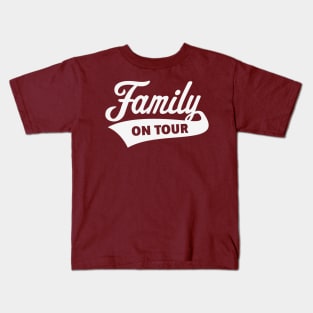 Family On Tour (Family Vacation / White) Kids T-Shirt